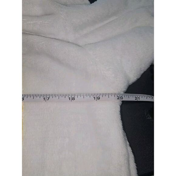 Sheep/ Lamb One Piece - Fuzzy Pajamas Zip Up Funny S Halloween Costume - Adult - Picture 9 of 13